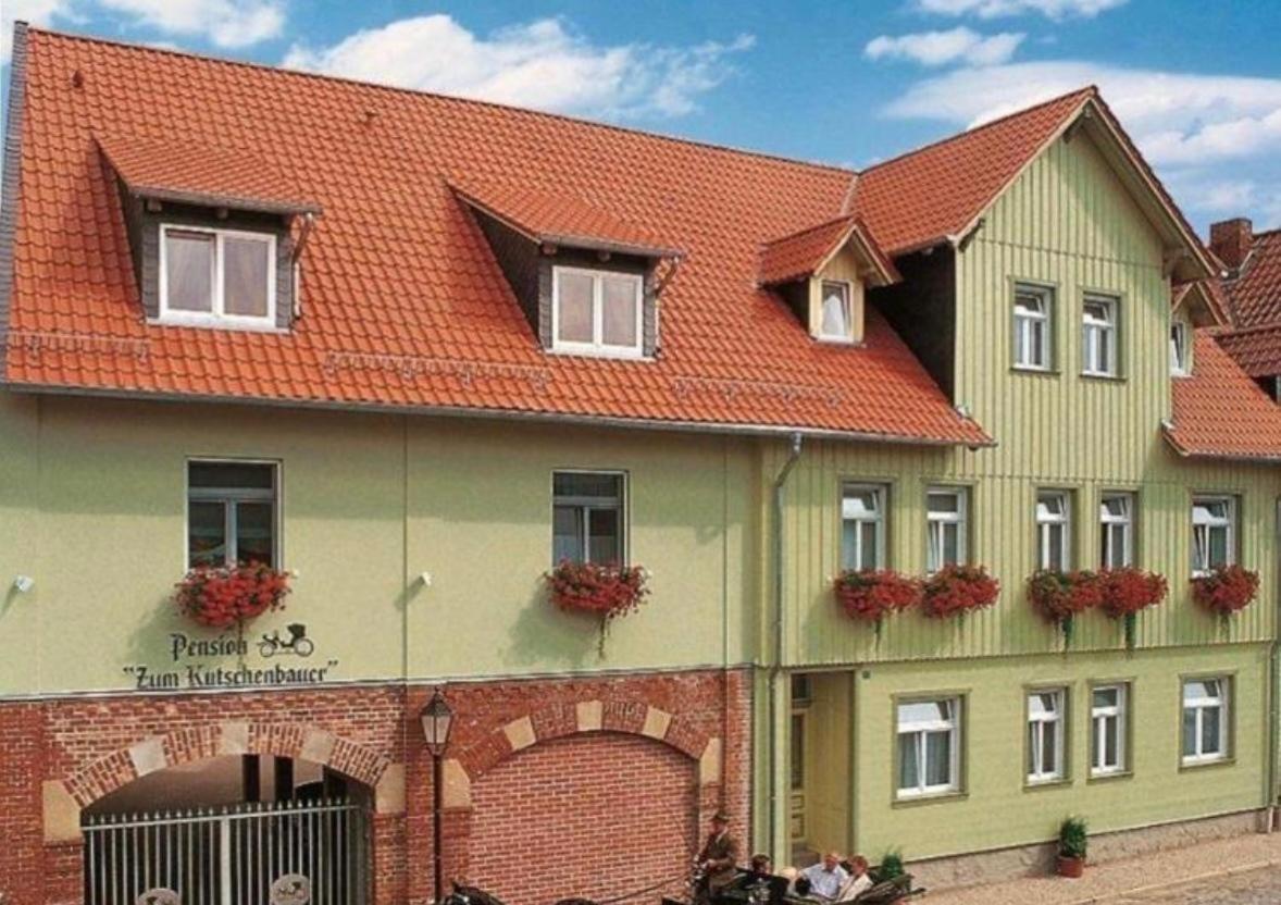 Pension Alter Kutschenbauer Wernigerode Esterno foto