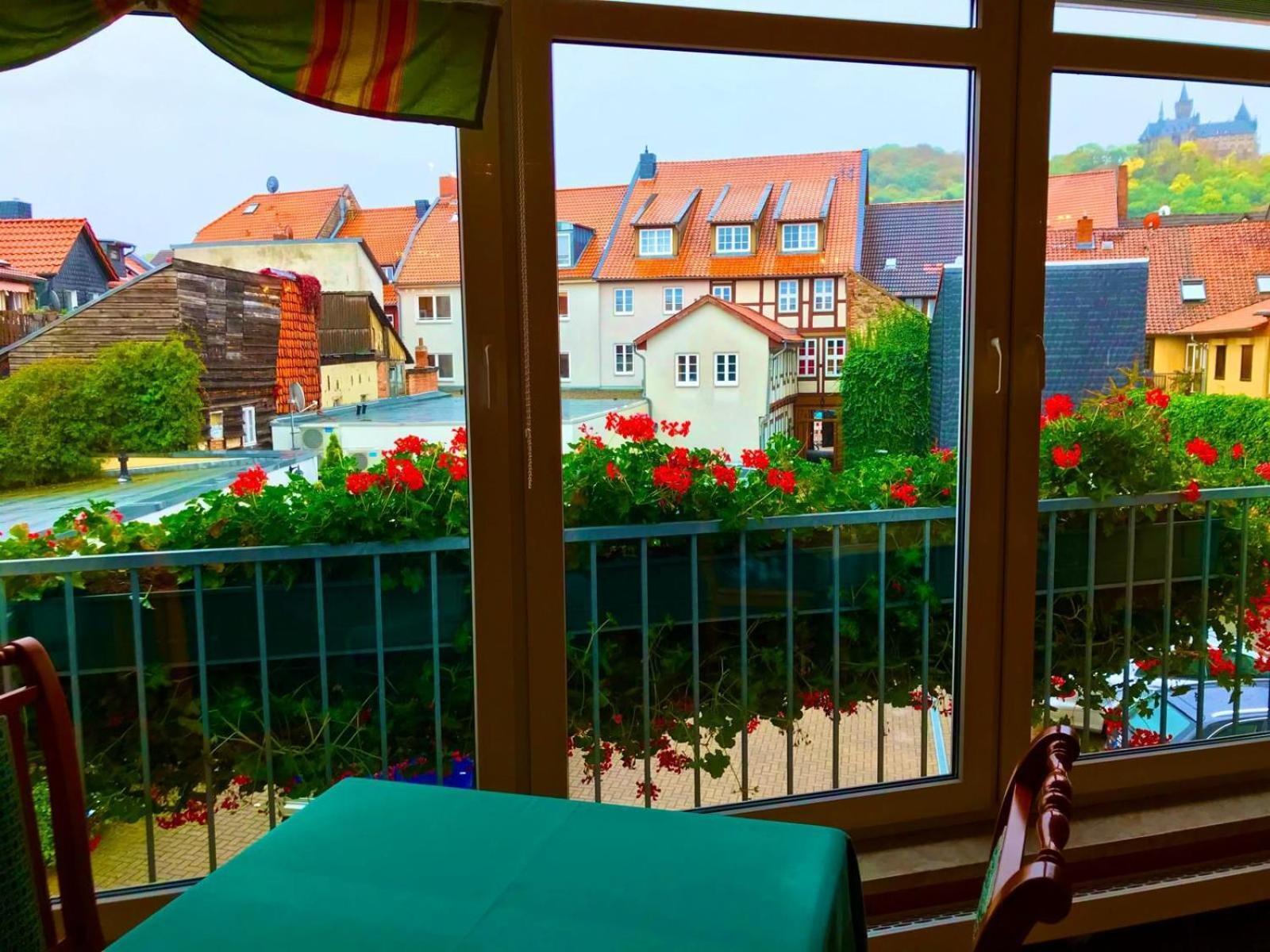 Pension Alter Kutschenbauer Wernigerode Esterno foto
